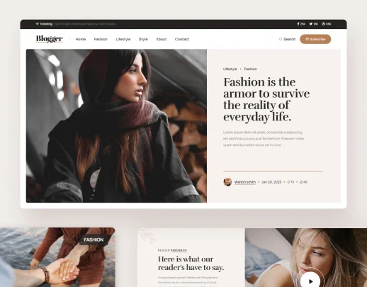 Blogger, News, Articles, Magazine