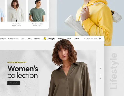 Fashion store, Clothing, Accessories, Cosmetic