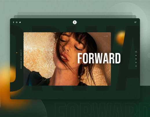 Vertical portfolio, Freelancer, Personal, Portfolio